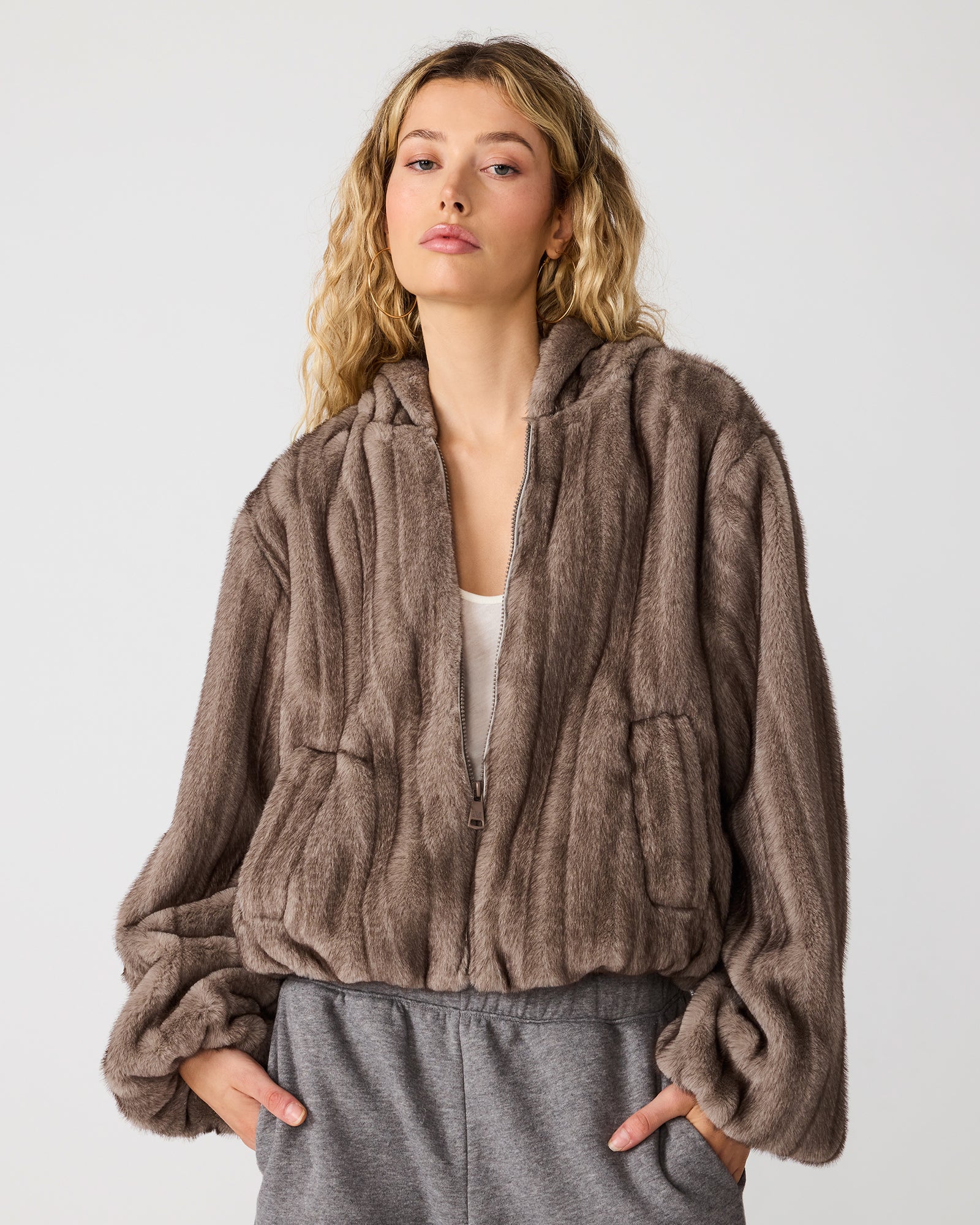 MAVIS JACKET SILVER GREY