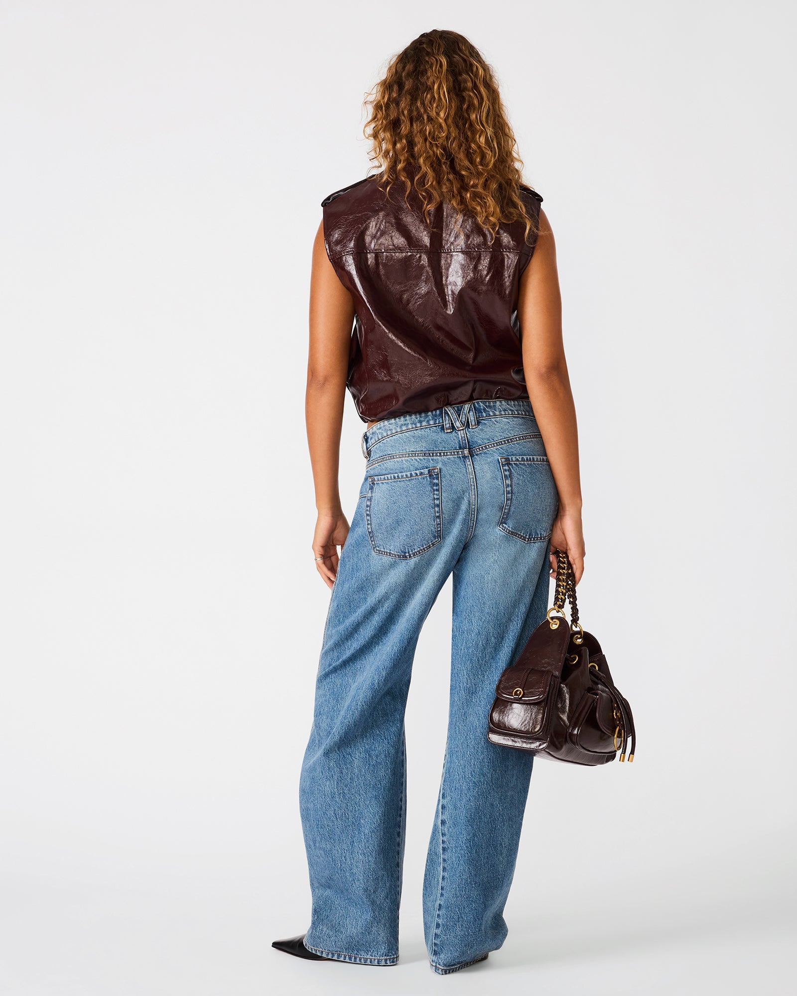 LUXIE VEST DEEP FIG