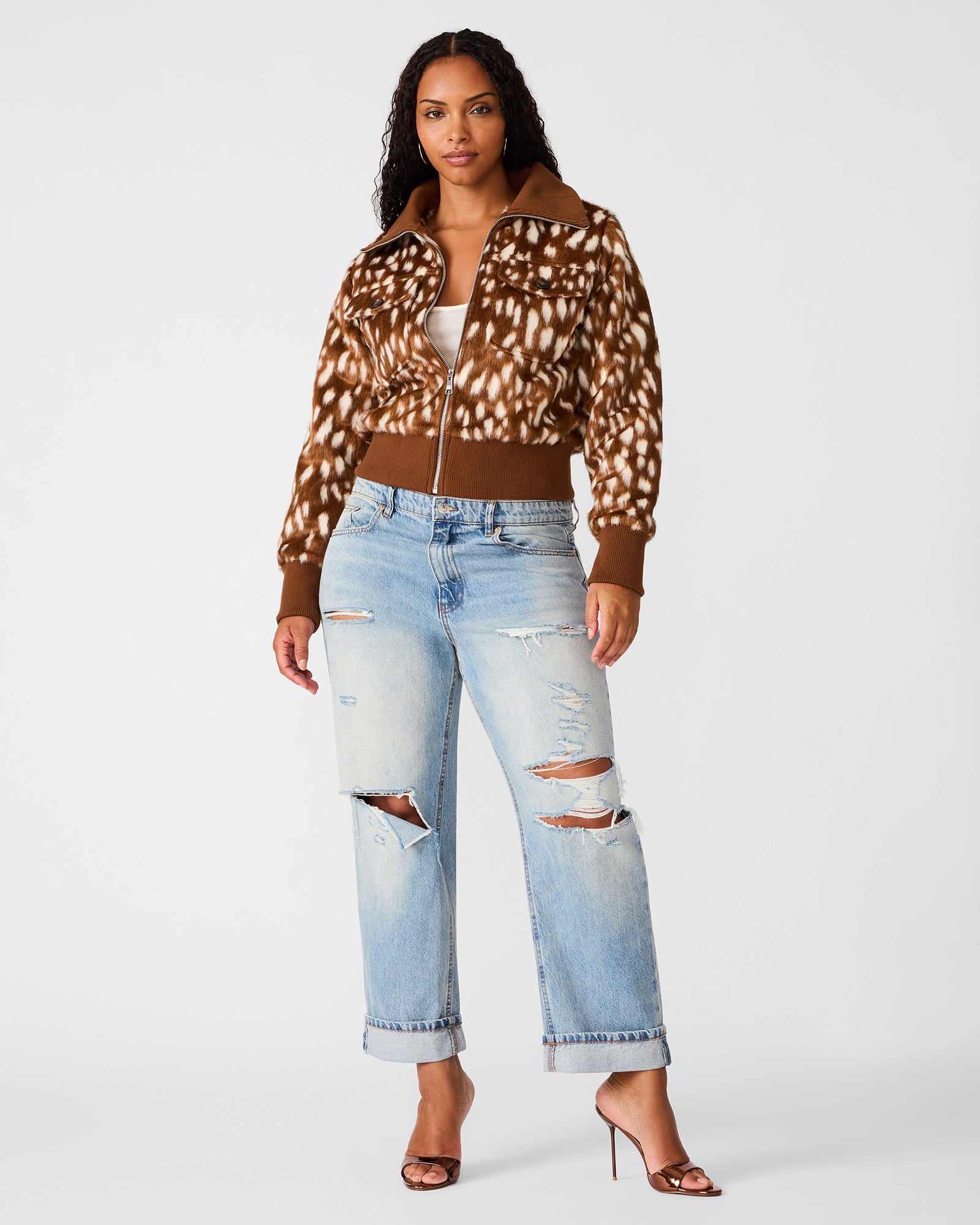 HUNTON JACKET ABSTRACT DOT