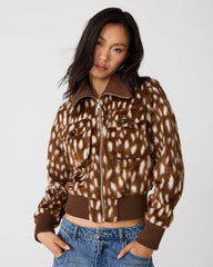 HUNTON JACKET ABSTRACT DOT