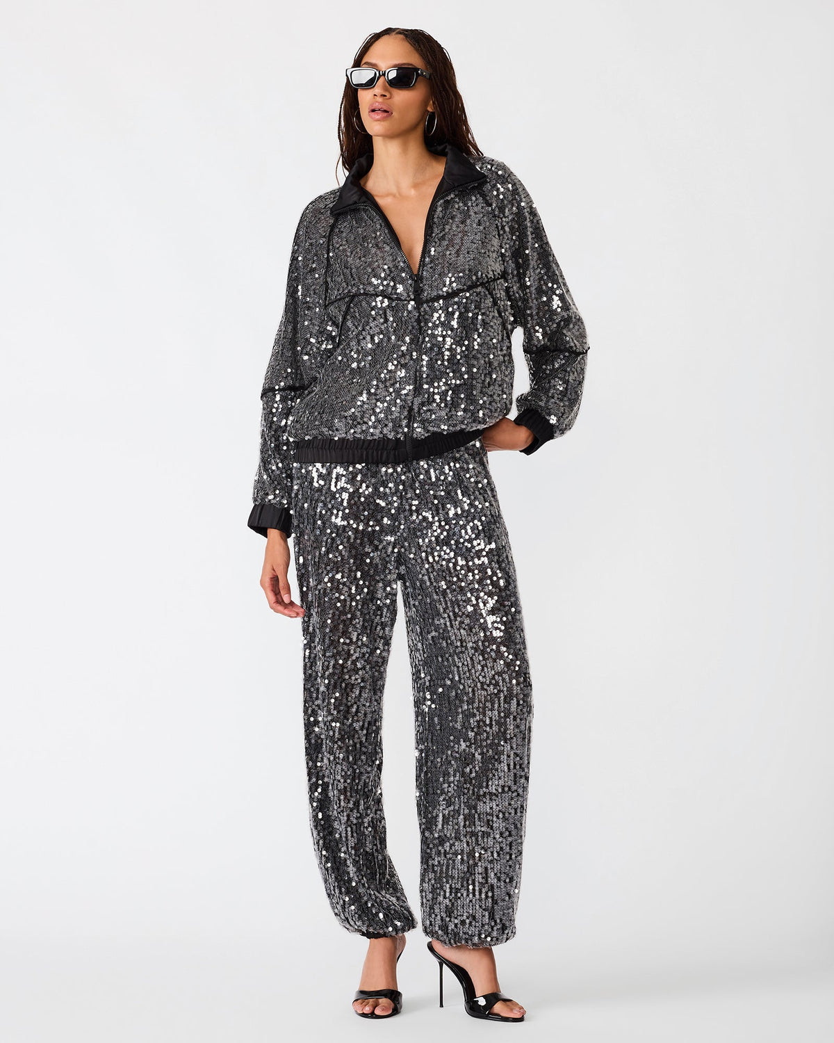 JACEY JACKET BLACK SEQUIN