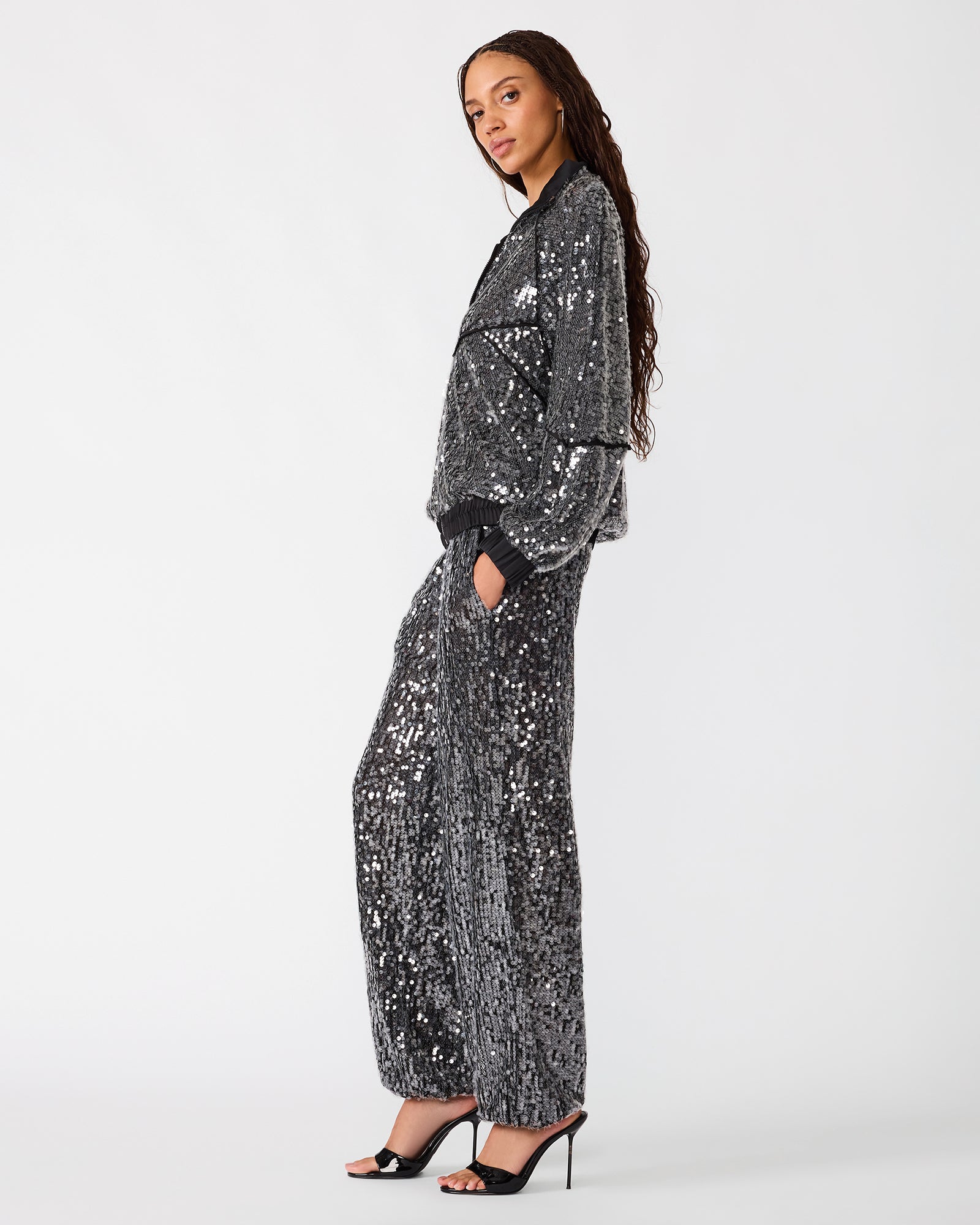 JACEY JACKET BLACK SEQUIN