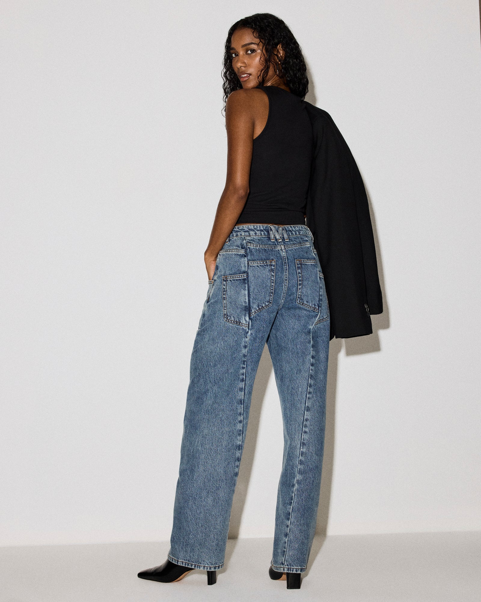 THE SEAMED SYDNEE JEAN IMPERIAL BLUE