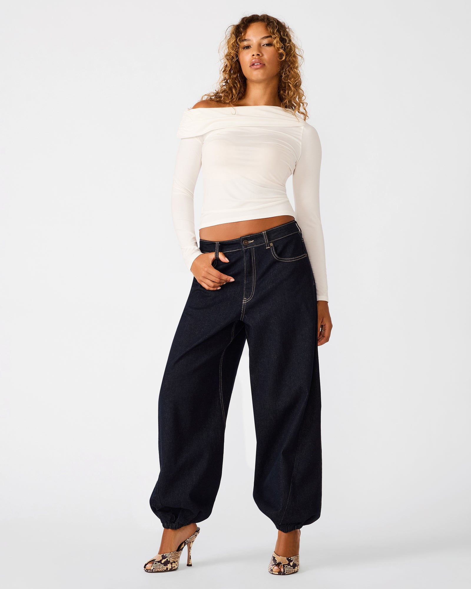 RYDER KNIT TOP CREAM