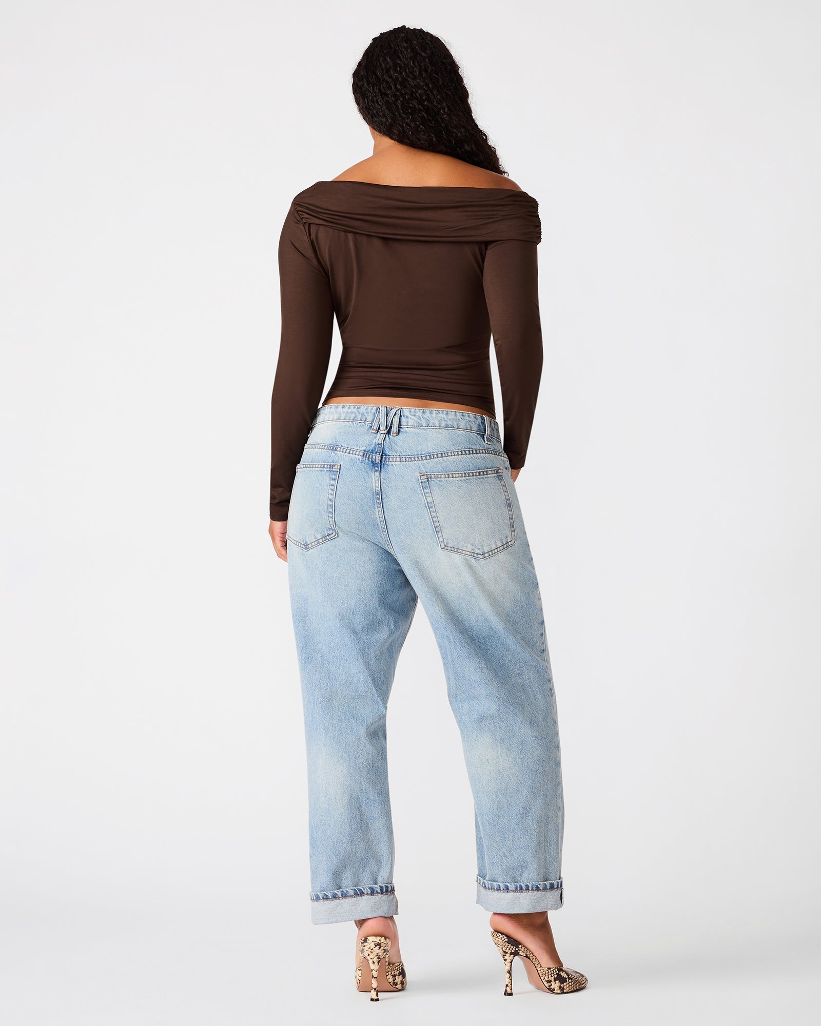 RYDER KNIT TOP WALNUT