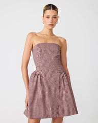 PAULINNA DRESS BLUSH PLAID