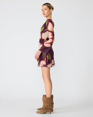 LARISA DRESS BLURRY FLORAL