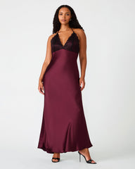 PHIA DRESS DEEP FIG