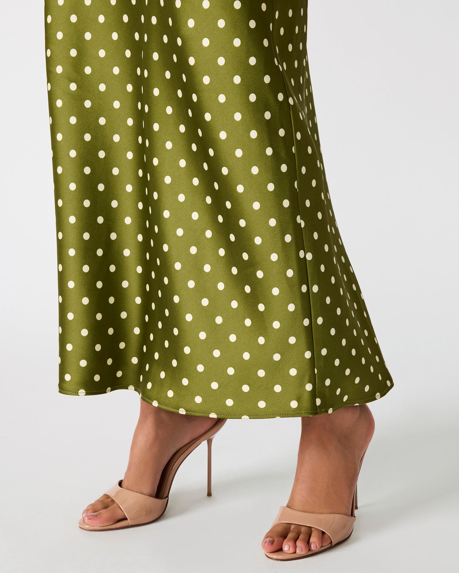 JAIDEN DRESS OLIVE HEATHER