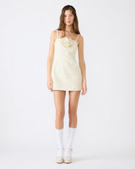 PEONY DRESS PRISTINE IVORY