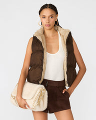 COLETTE BAG FAUX FUR NATURAL