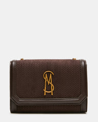 LARISA WOVEN BAG CHOCOLATE