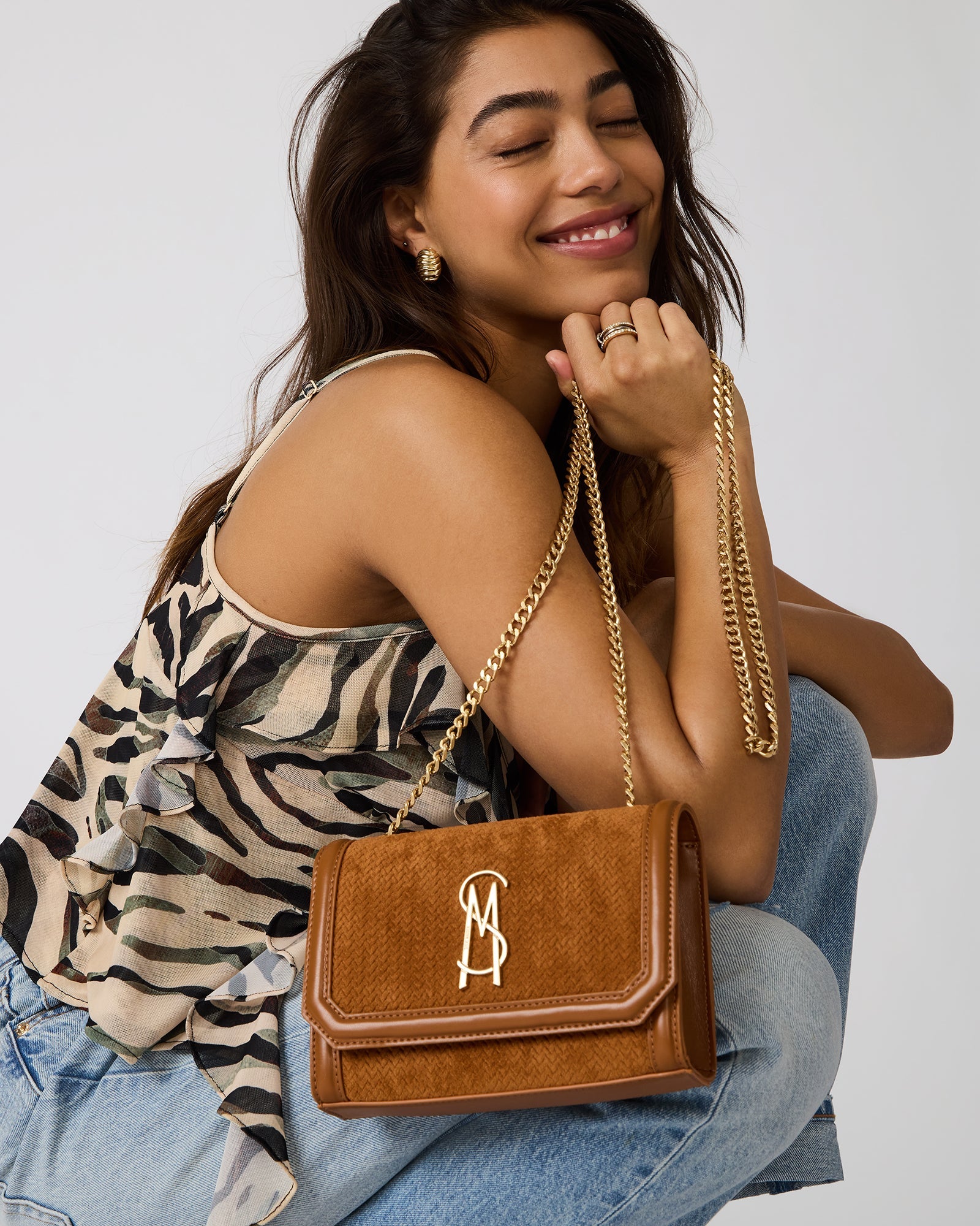 LARISA PYTHON BAG BONE/MULTI
