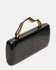 LEENA BAG BLACK EEL