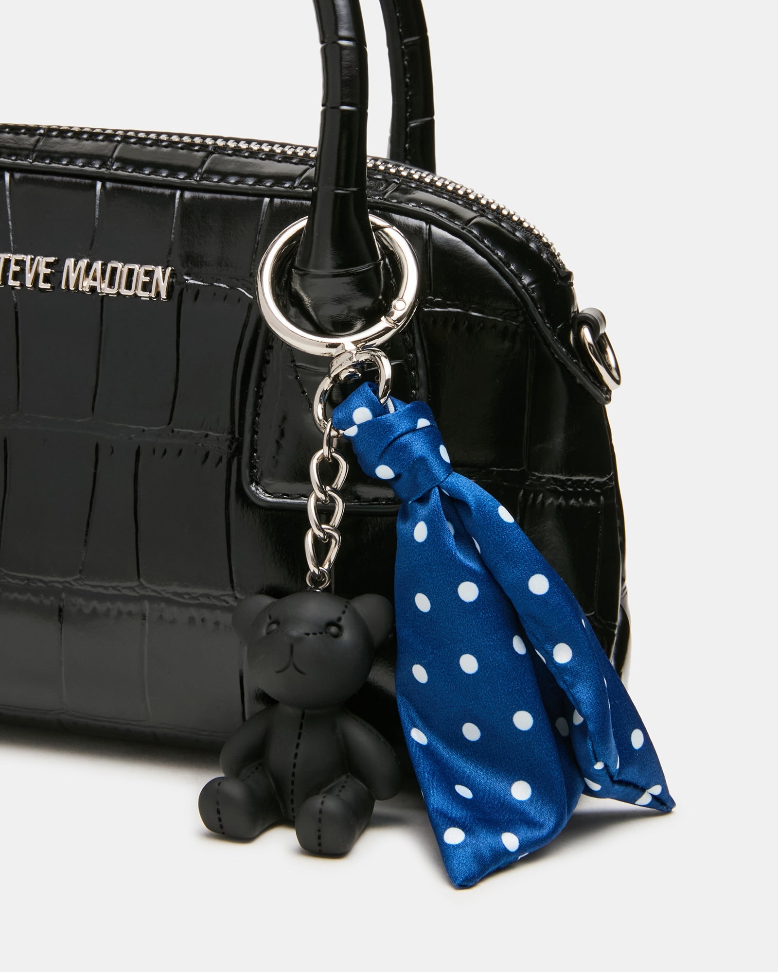 MELODIE BAG BLACK CROCODILE