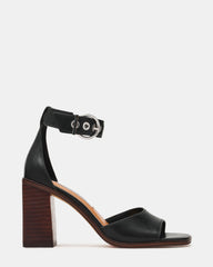 ALONSO BLACK LEATHER