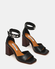 ALONSO BLACK LEATHER