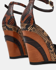 ANDRY BROWN MULTI PATCHWORK