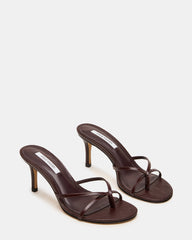CLARI DARK CHERRY LEATHER