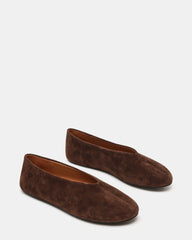 CYNTRA BROWN SUEDE