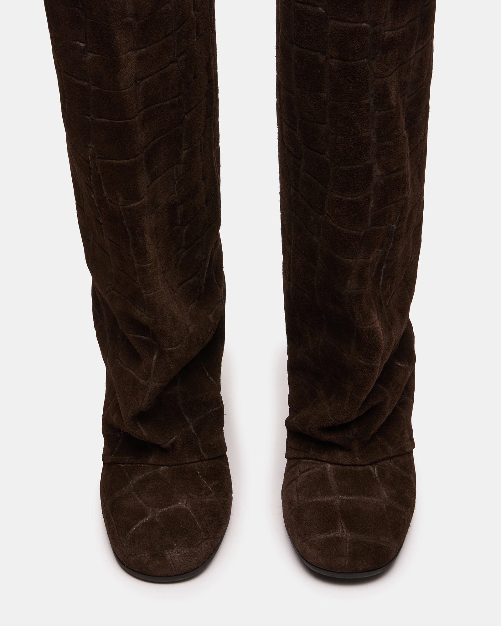DELIA DARK BROWN SUEDE