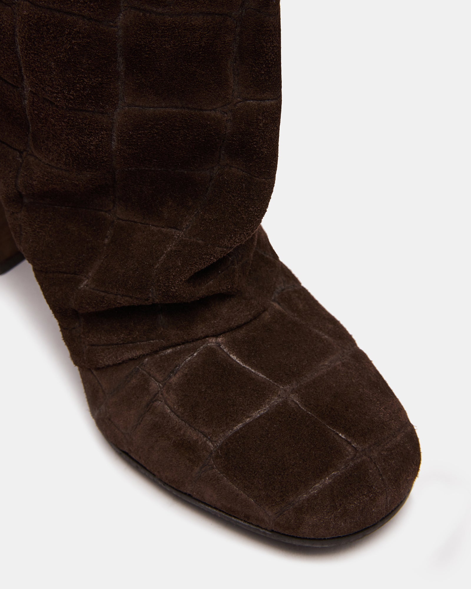 DELIA DARK BROWN SUEDE