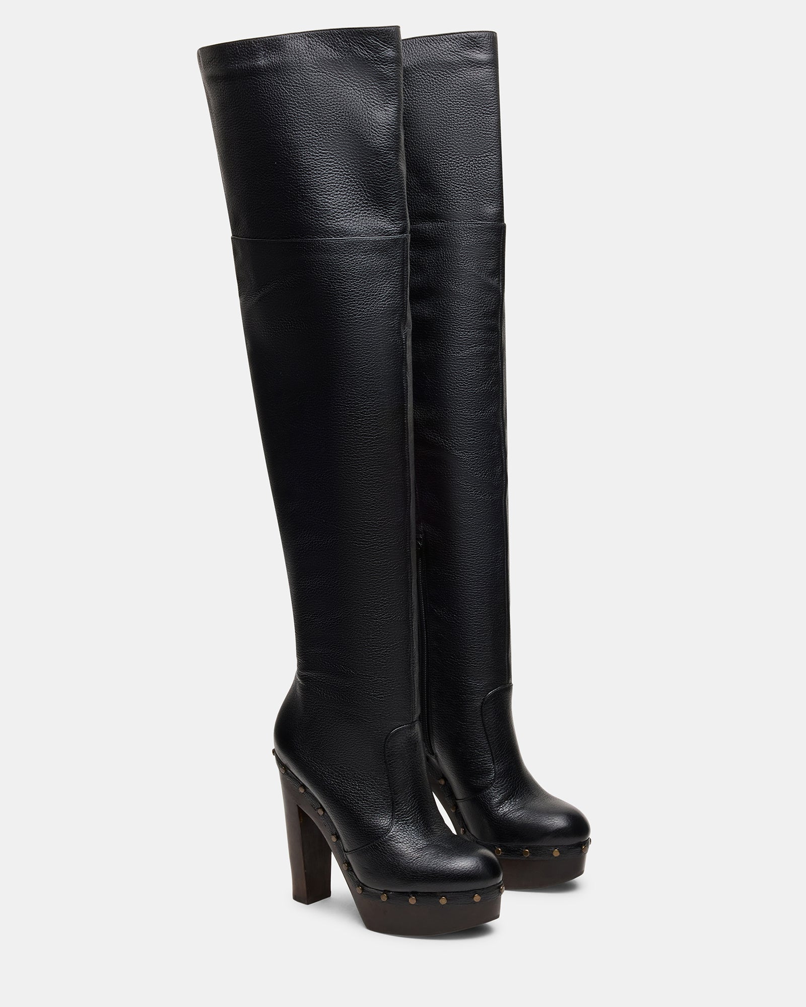DELMIRA BLACK LEATHER