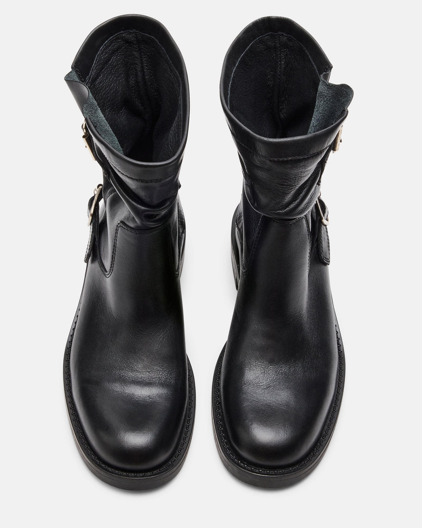 DENIS BLACK LEATHER