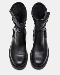 DENIS BLACK LEATHER