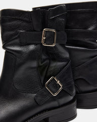 DENIS BLACK LEATHER