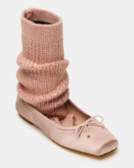 ELEVE KNIT PINK SATIN