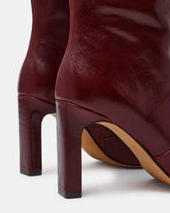 LOVELIES DARK CHERRY LEATHER