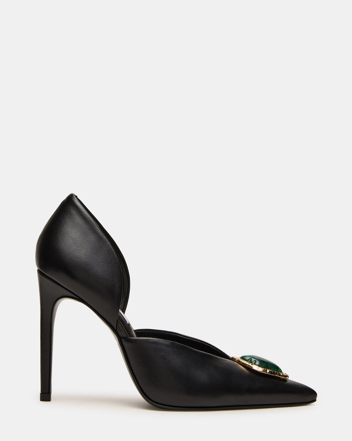 NYSA STONE BLACK LEATHER