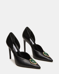 NYSA STONE BLACK LEATHER