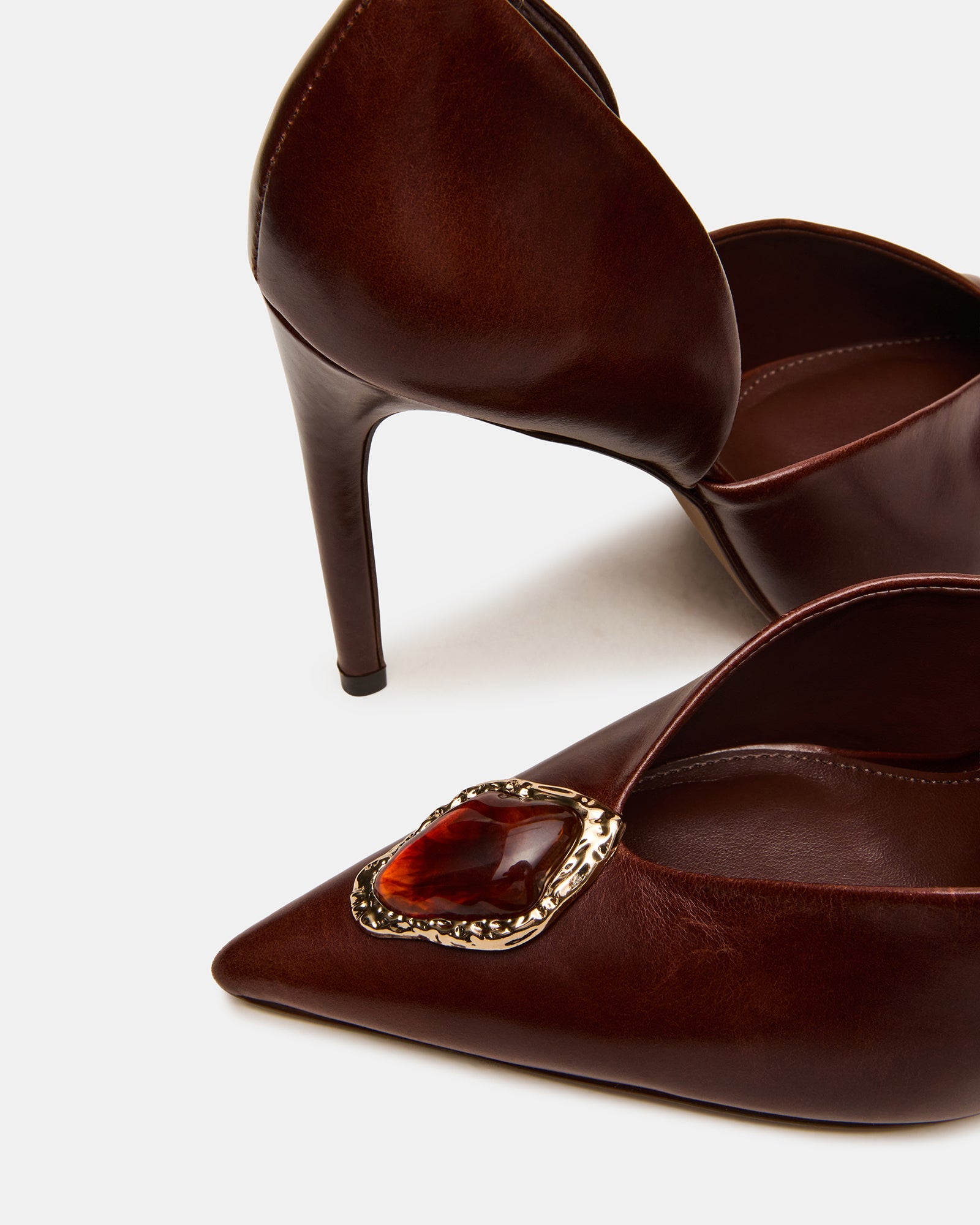 NYSA STONE BROWN LEATHER