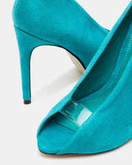 SANTINO TEAL SUEDE