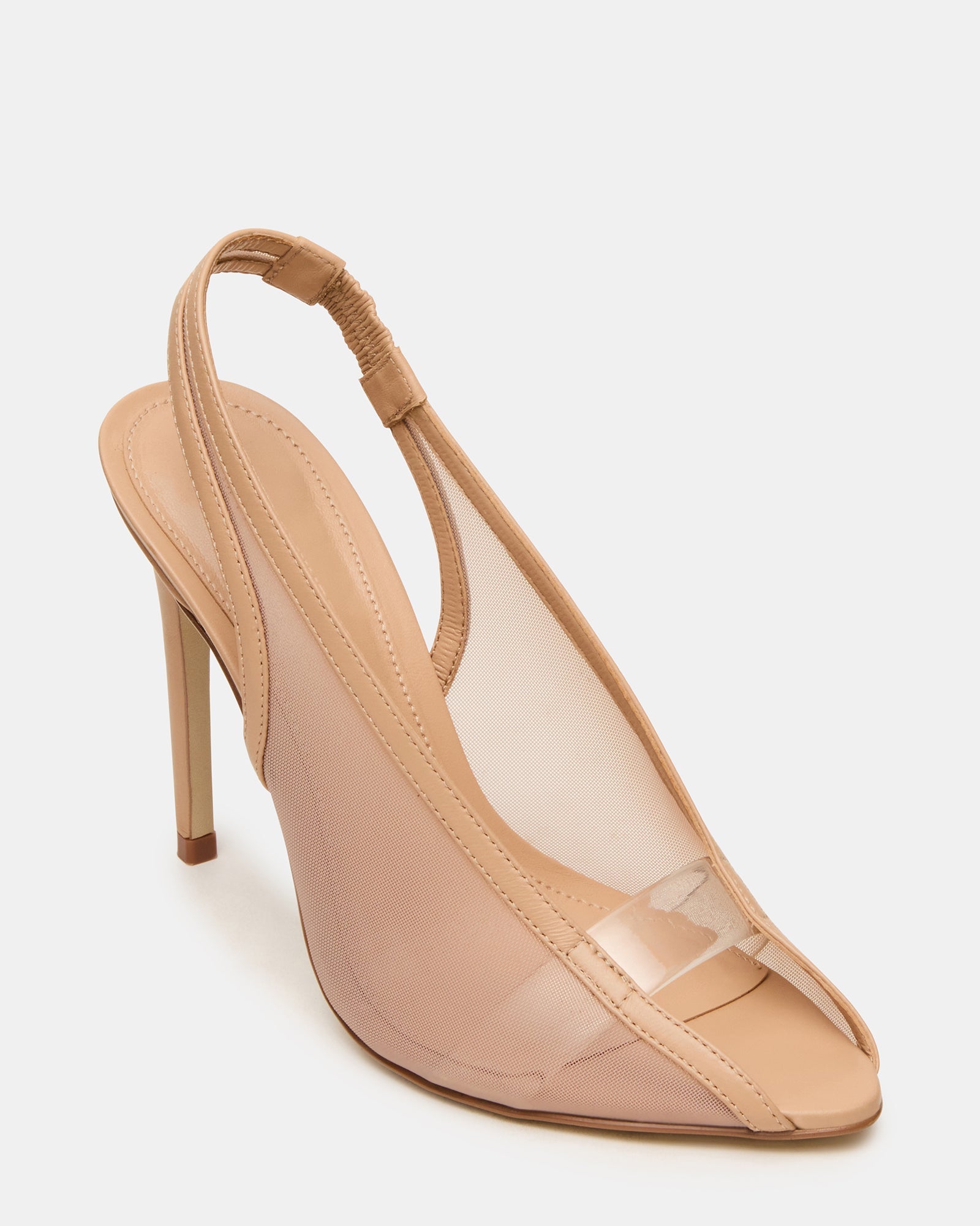 SASHA NATURAL LEATHER MESH