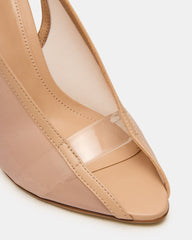 SASHA NATURAL LEATHER MESH