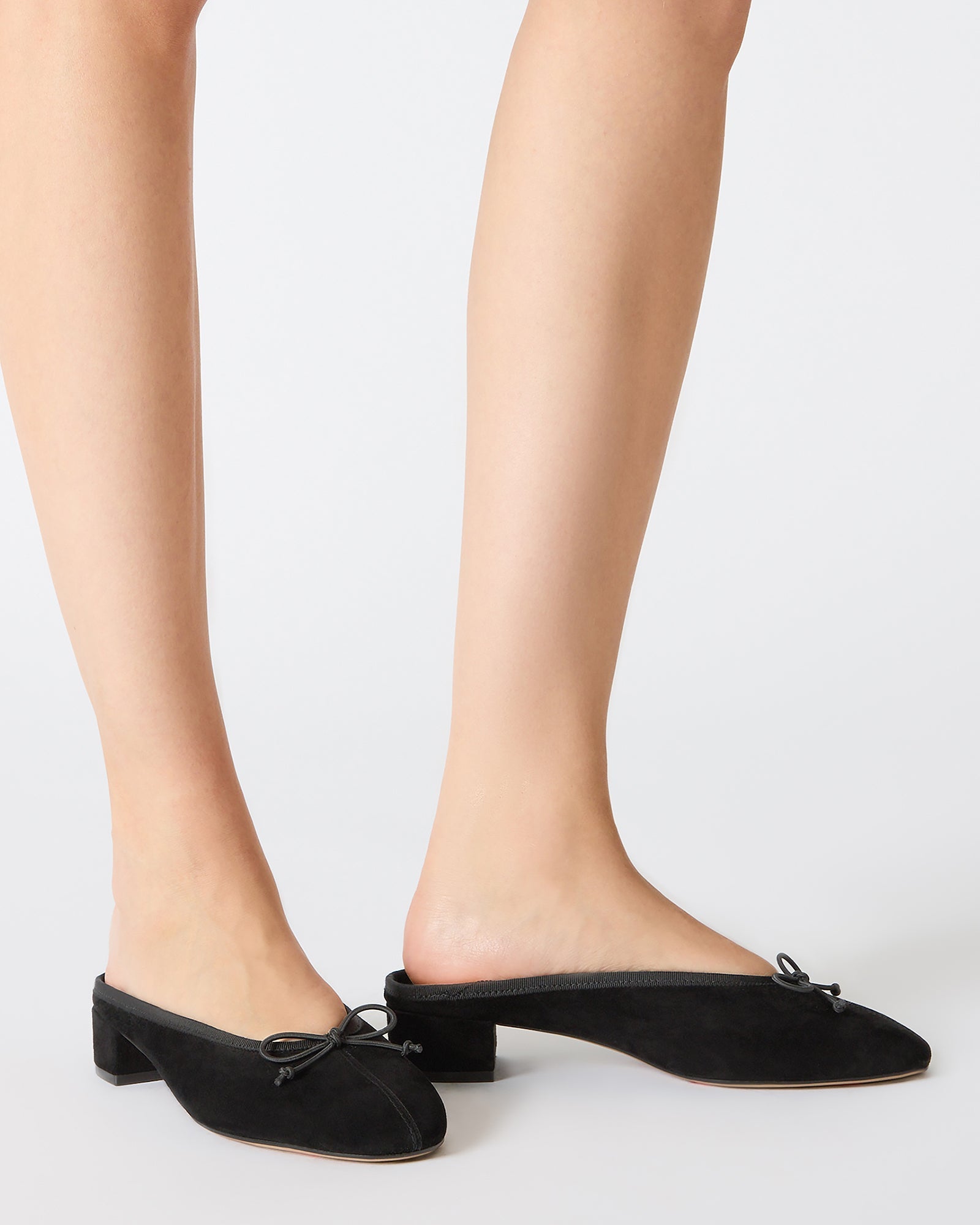 STEFFI MULE BLACK SUEDE