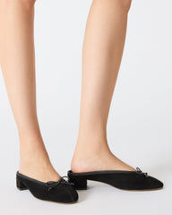 STEFFI MULE BLACK SUEDE