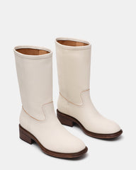 STRAY WHITE LEATHER