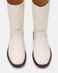STRAY WHITE LEATHER