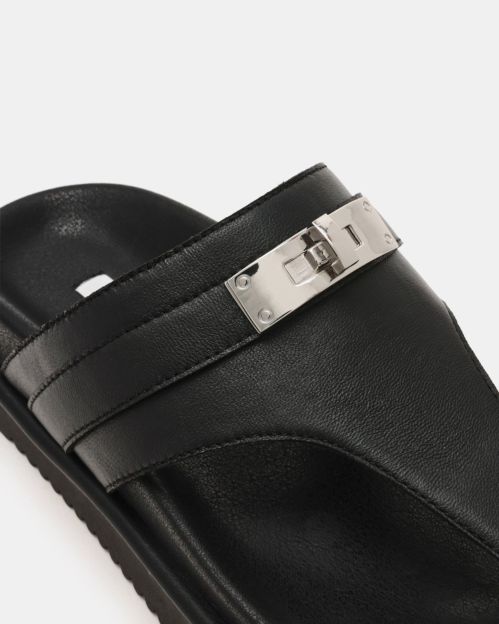 TIBBY BLACK LEATHER