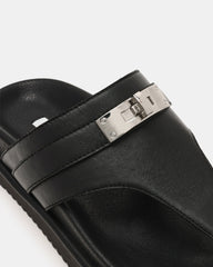 TIBBY BLACK LEATHER