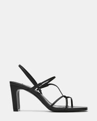 VINETIA BLACK LEATHER