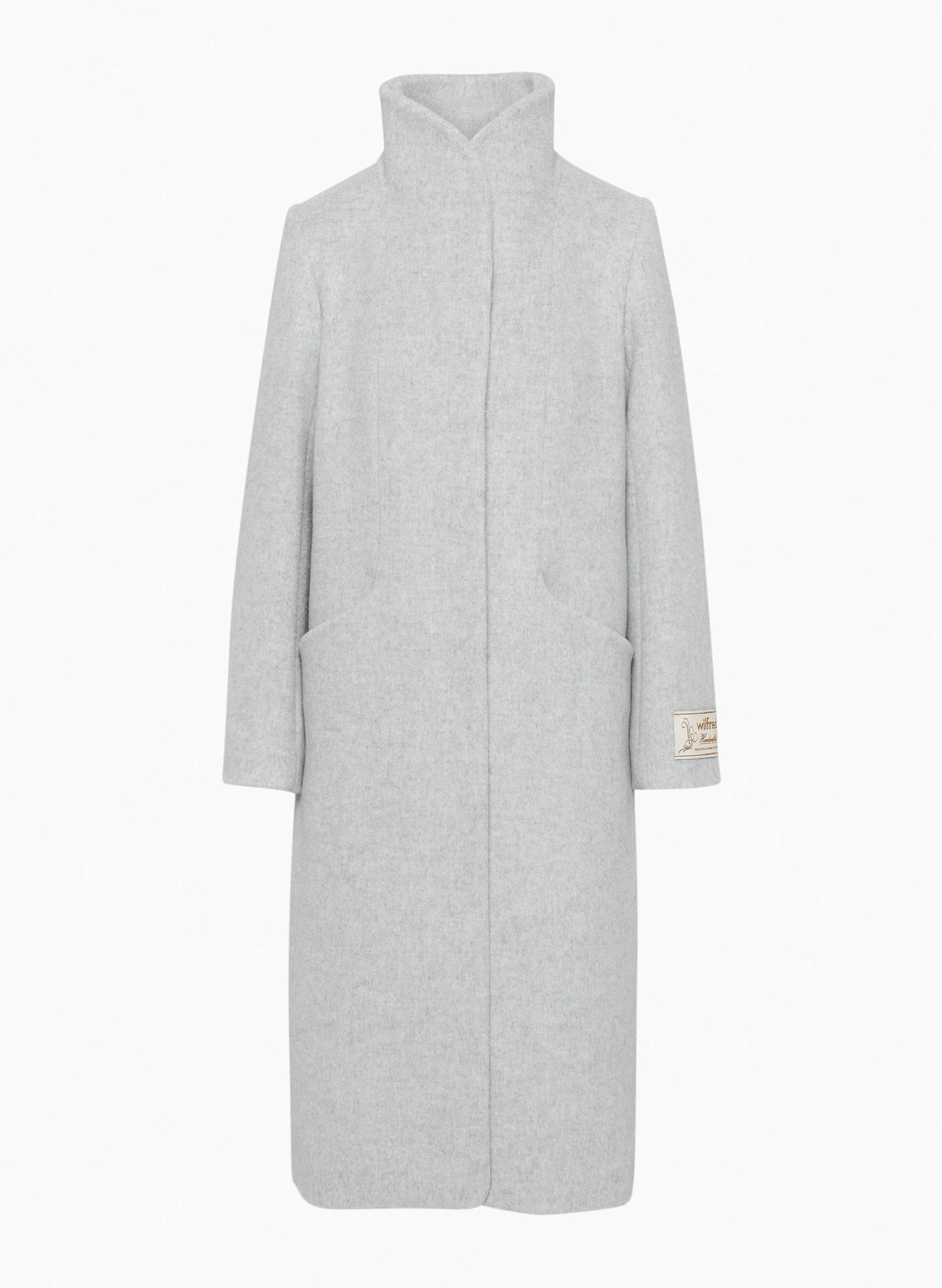 The Cocoon Long Coat - Wool Cashmere - HEATHER LIGHT GREY