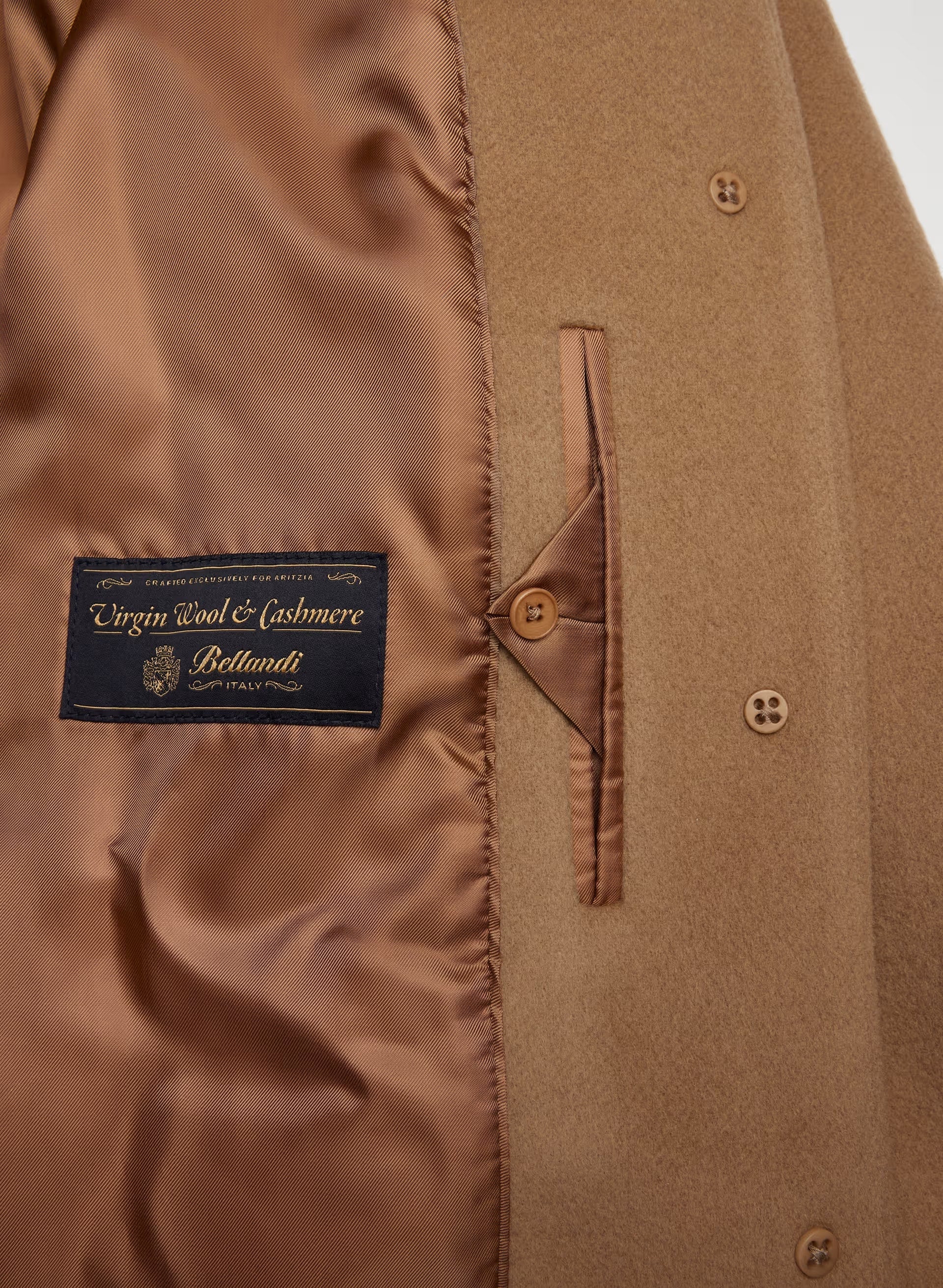 The Cocoon Long Coat - Wool Cashmere - SAVILLE