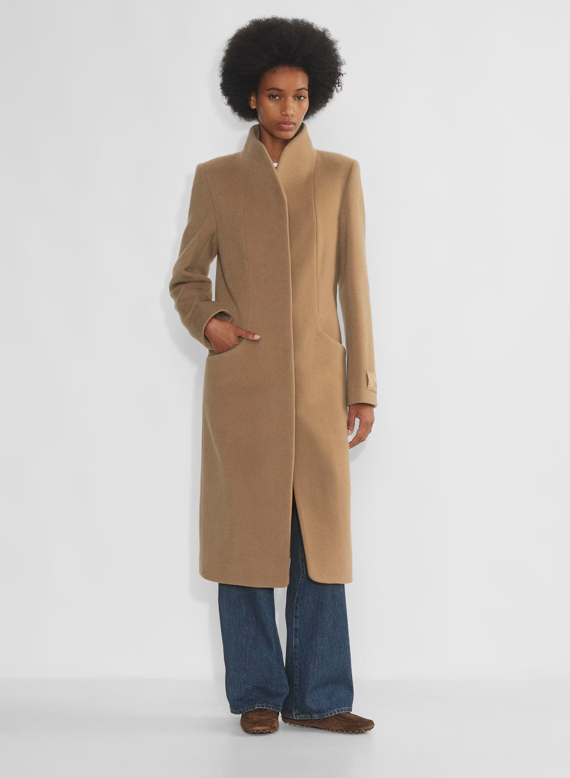 The Cocoon Long Coat - Wool Cashmere - SAVILLE