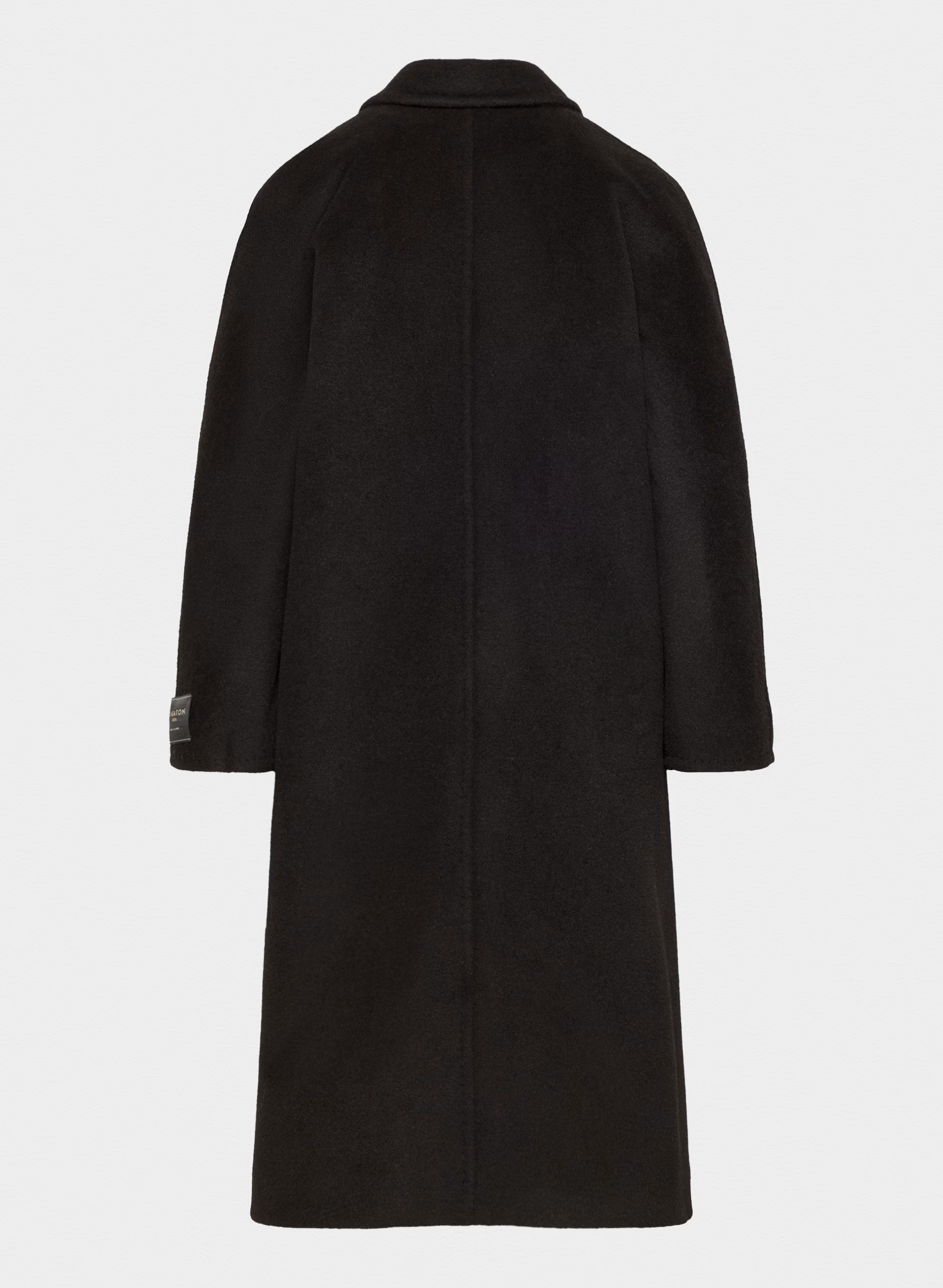 The Slouch™ Coat New - (Re)Camel Wool - BLACK