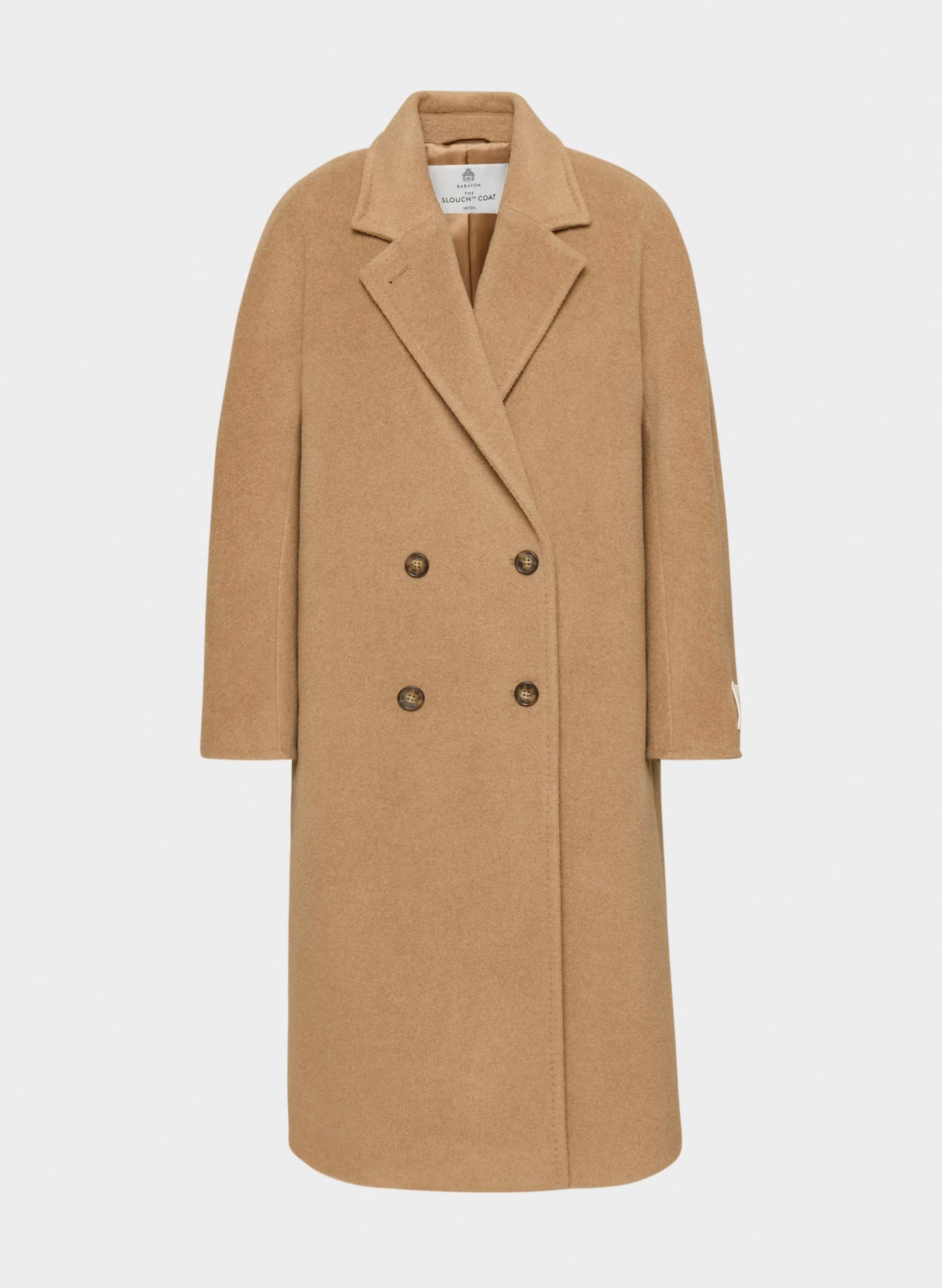 The Slouch™ Coat New - (Re)Camel Wool - COCOA SAND